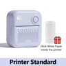 57mm Mini Thermal Pocket Printer  Wireless Bluetooth Sticker Photo Label Maker 14
