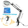 10X Illuminated LED Magnifier Desk Lamp USB 3 Color Modes Magnifying Glass With Clamp 6