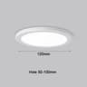 UltraThin Adjustable LED Ceiling Panel Downlight  Fit 50mm200mm Cutout Holes 6