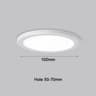 UltraThin Adjustable LED Ceiling Panel Downlight  Fit 50mm200mm Cutout Holes 9