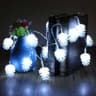 Solar Pine Cone Outdoor Garden Lights With LED Solar String Lights For Patio Wedding  Holiday Decor 8