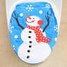 Snowman Christmas Toilet Lid Cover Festive Holiday Bathroom Decoration 7