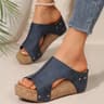 Womens Summer Wedge Sandals With Elegant Slip On Design 9