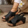 Womens Summer Wedge Sandals With Elegant Slip On Design 10