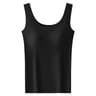 Ice Silk Seamless Camisole With Built In Chest Pads Wide Shoulder Sleeveless Tank Top For Women 6