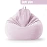 Cotton Linen Bean Bag Chair Cover Unfilled Pouf Ottoman Floor Lounger 12