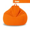Cotton Linen Bean Bag Chair Cover Unfilled Pouf Ottoman Floor Lounger 6