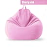 Cotton Linen Bean Bag Chair Cover Unfilled Pouf Ottoman Floor Lounger 18