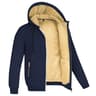 Unisex Lamb Wool Zipper Jacket With Plush Lining And Front Pockets For Winter Warmth 11