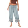 Womens High Waist Cropped Bloomers With Lace Detail And Drawstring Fit 5