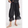 Womens High Waist Cropped Bloomers With Lace Detail And Drawstring Fit 2