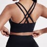 Womens High Impact Cross Back Sports Bra With Chest Pad For Training And Yoga 14