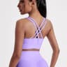Womens High Impact Cross Back Sports Bra With Chest Pad For Training And Yoga 15
