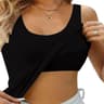 Women Tank Top With Built In Bra Sleeveless Camisole Plus Size 7