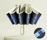 Automatic Reverse Folding Umbrella With Reflective Stripe For Windproof Use 9