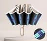 Automatic Reverse Folding Umbrella With Reflective Stripe For Windproof Use 7