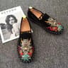 Traditional Embroidered Beijing Cloth Loafers For Men 11