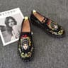 Traditional Embroidered Beijing Cloth Loafers For Men 13