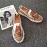 Traditional Embroidered Beijing Cloth Loafers For Men 16