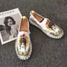 Traditional Embroidered Beijing Cloth Loafers For Men 17