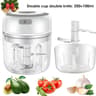 Electric Garlic Chopper USB Rechargeable Mini Food Processor 14