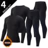 Mens Thermal Underwear Long Sleeve Top And Pants Set 14