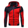 Mens Zip Up Fleece Bomber Jacket Hooded Casual Coat 26