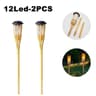 Solar LED Flame Effect Bamboo Garden Light 8