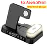 30W 3in1 Wireless Charging Stand Alarm Clock Night Light Station 9