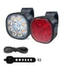 Rechargeable Bike Light Set Front And Rear High Brightness LED For Cycling Safety 8