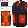 Smart Heating Thermal Cotton Vest With 5 Or 9 Heating Zones For Men And Women 8