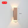 Modern LED Wall Lamp Indoor Bedroom Living Room AC85265V Aluminum Fixture 11