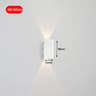 Modern LED Wall Lamp Indoor Bedroom Living Room AC85265V Aluminum Fixture 7
