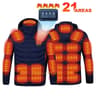 USB SelfHeated Thermal Jacket For Outdoor Winter Use 11