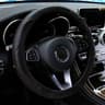 Carbon Fiber PU Leather Steering Wheel Cover 145 To 15 Inches 7