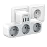 EU Power Strip With USB And AC Outlets 7