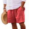 Mens Lightweight Cotton Shorts For Gym And Beach 5