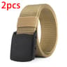 Nylon Canvas Tactical Belt With Metal Free Buckle 13