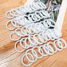 High Elastic Black And White Hair Bands Set For Everyday Styling 6