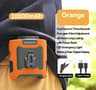 Portable Waist  Neck Fan With Power Bank  LED Light 8