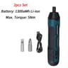 Mini Electric Screwdriver Set USB Rechargeable With Adjustable Torque 5