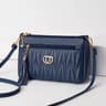 Womens Large Capacity PU Leather Crossbody Bag With Embroidery 9