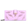 Womens Long PU Leather Wallet With Gold Leaf Detail And Coin Pocket 11