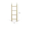 Wooden Climbing Ladder Toy For Hamsters Birds And Small Pets 8