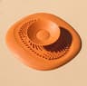 Splash Proof Kitchen Sink Strainer Push To Seal Square Drain Cover Block Odors Anti Clog 7