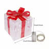 Solar Glowing Gift Box Decoration Ornament With Bow For Home And Yard 8