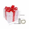 Solar Glowing Gift Box Decoration Ornament With Bow For Home And Yard 7
