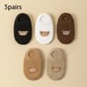 5 Pairs Baby Toddler Low Cut Cartoon Bear Ankle Socks For Boys And Girls 6