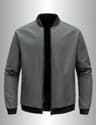 Mens Casual Baseball Collar Lightweight Jacket 10
