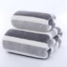 Striped Soft Quick Drying Towel Set For Face And Bath 6